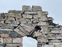 Stone arch at Hvalsey - 1